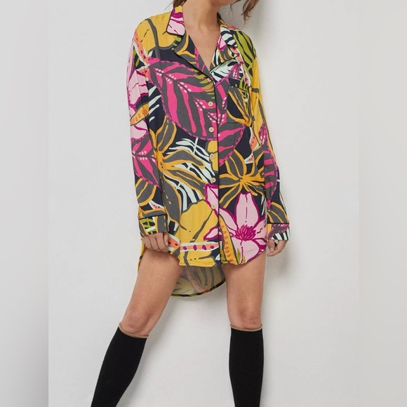 Anthropologie Maaji Summer Harmony Sleep Tunic size Medium - Picture 12 of 12